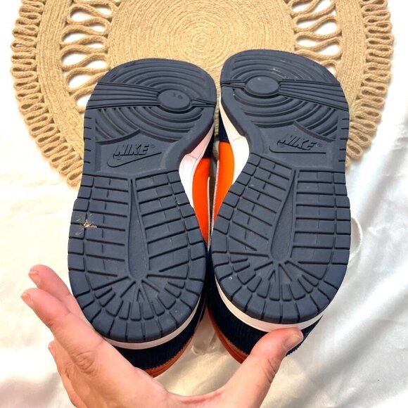 Nike ID Custom Boise Orange/Navy Blue Dunk Hi Sneakers 2011 501997-991 Size 10.5 - Picture 14 of 14